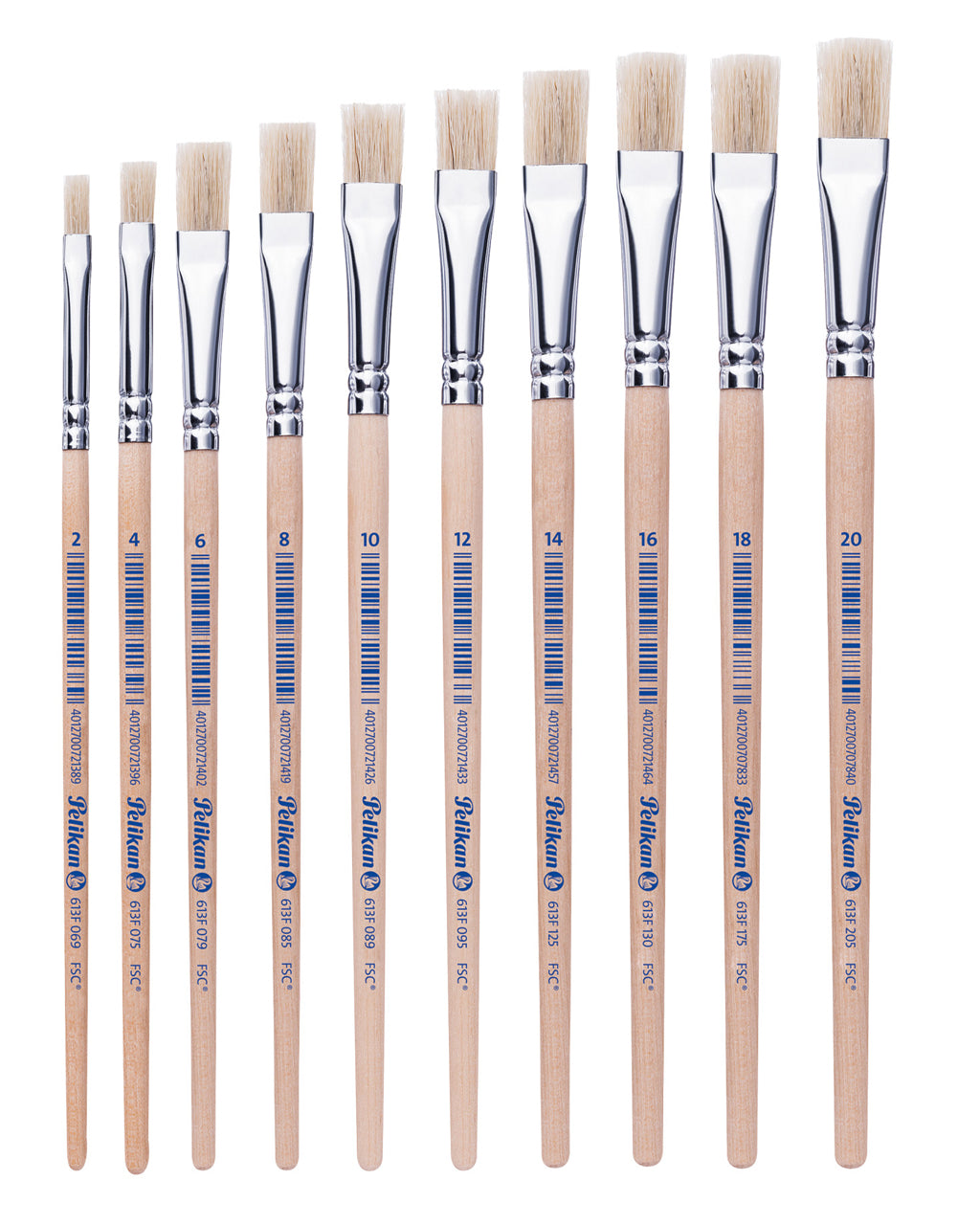 Pelikan Borstenpinsel - kurzer Stil - 613F