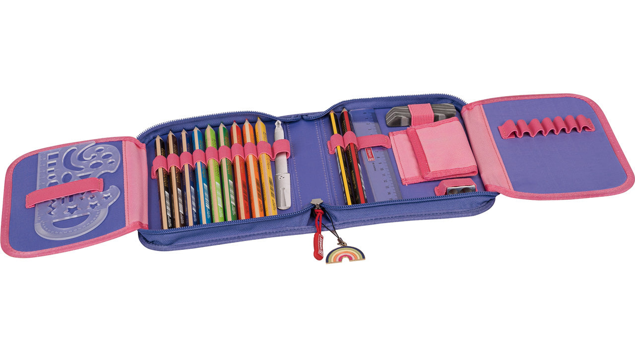 Brunnen-Federmappe-Regenbogen-Magic-Rainbow-2-Klappen-gefuellt-innenansicht-offen-1049120222-Lafueliki