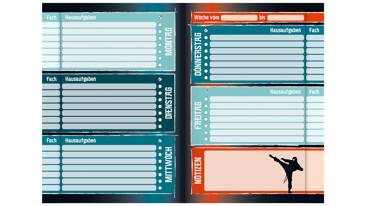 Brunnen-Hausaufgabeheft-Aufgabenheft-Jungen-wochen-teilung-Ninja-Power-1046807321-kaufen-lafueliki