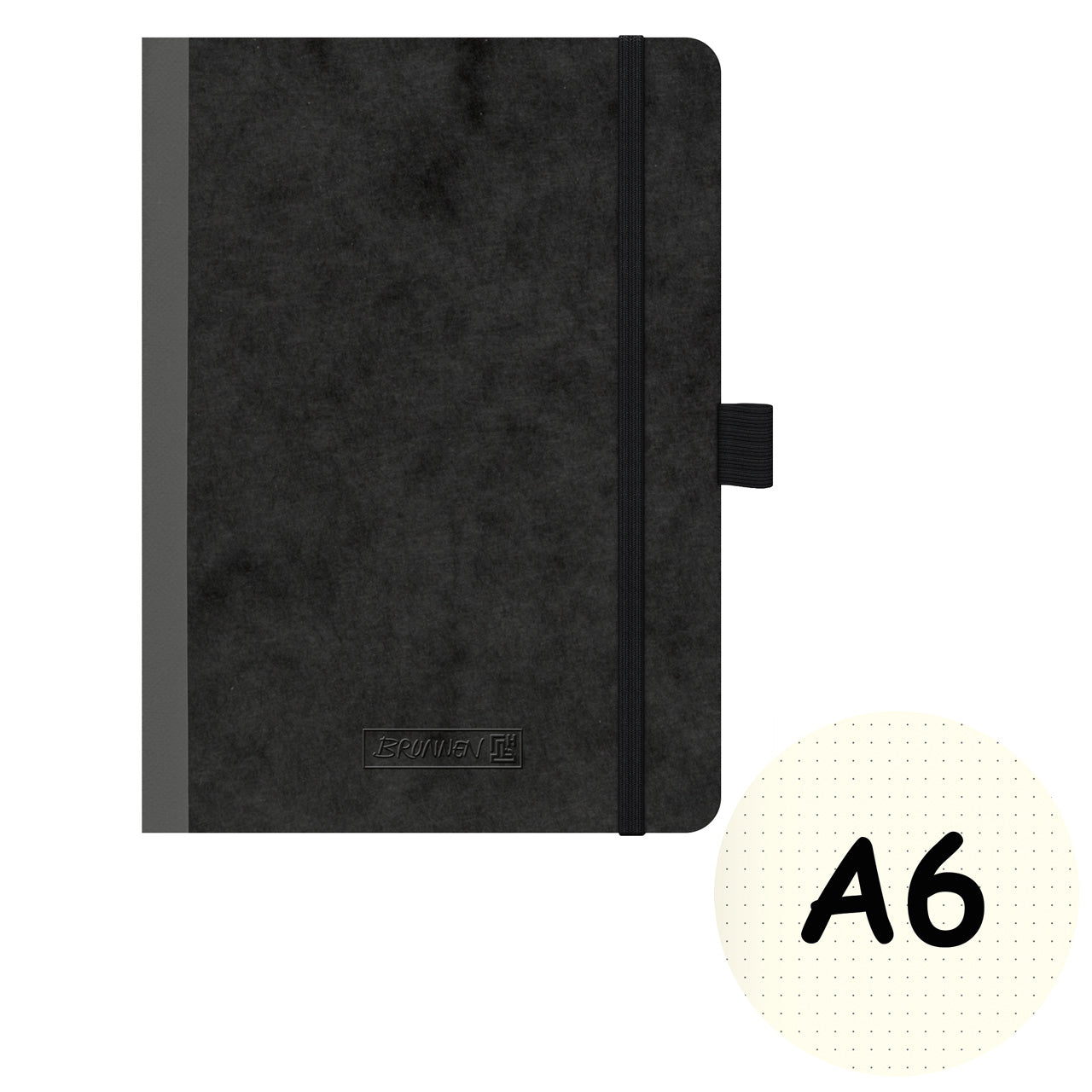 Brunnen-Kladde-FACT-plus-A6-schwarz-Gummizug-dotted-104366390-kaufen-lafueliki