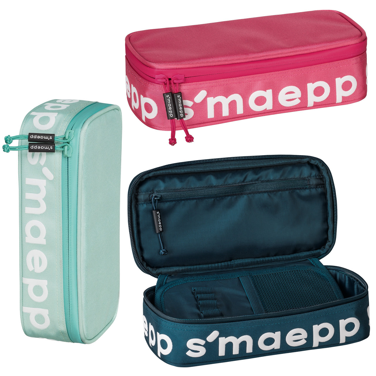 Brunnen-Schlampermaeppchen-s-maepp-XL-Denim-tulip-mint-Stifte-Etui-lafuelikiebLasI3yWrALz