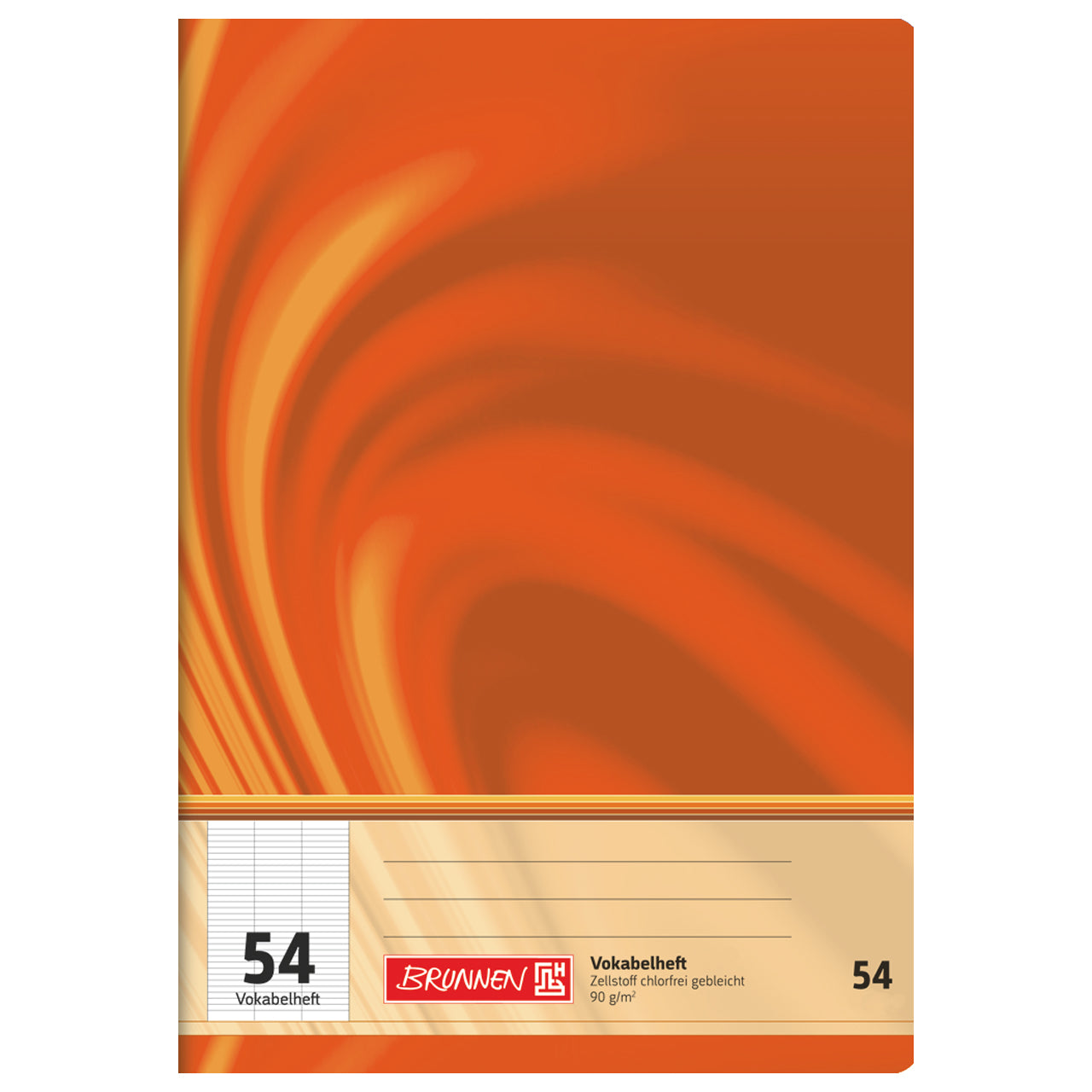 Brunnen-Vokabelheft-A5-54-3-spalten-orange-kaufen-lafueliki