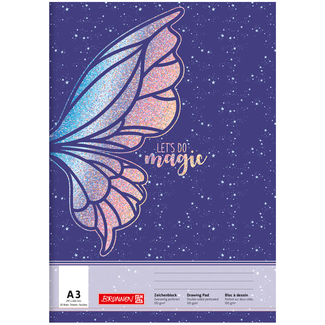 Brunnen-Zeichenblock-A3-Schmetterling-Magic-Butterfly-Fee-Malblock-1047913322-beide-Seiten-befestigt-kaufen-lafueliki