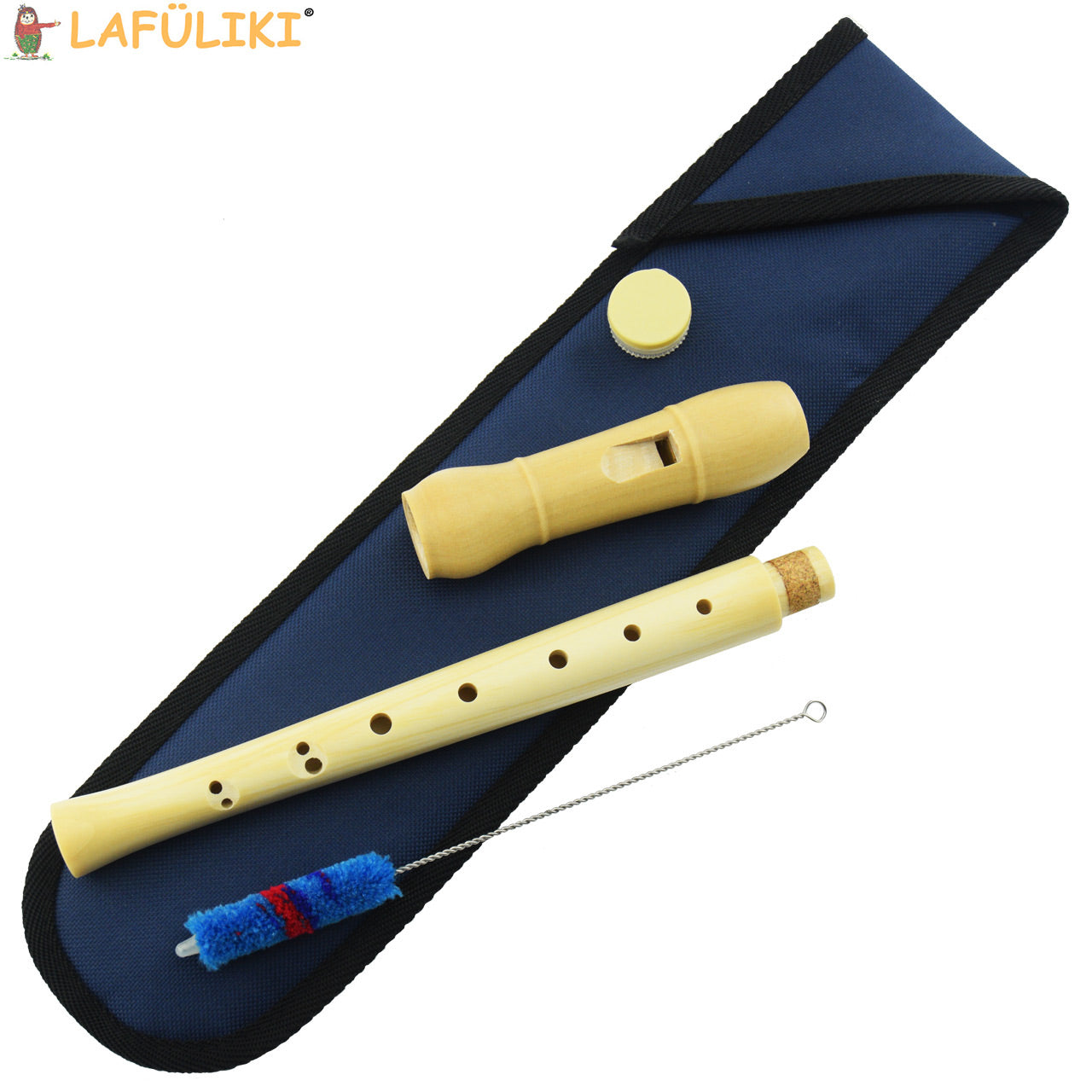 Linkshänder Blockflöte - barocke Griffweise - 2tlg.