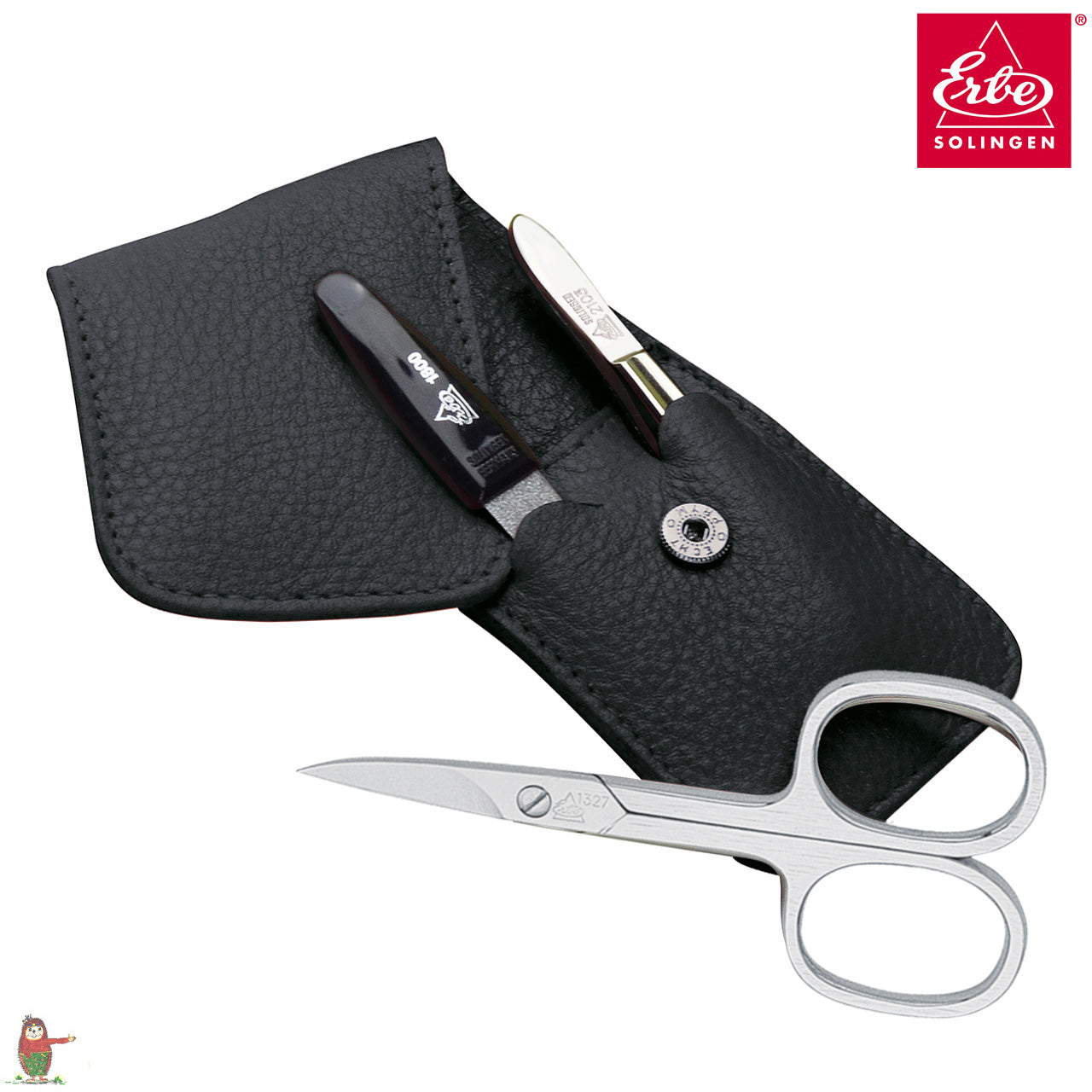 Erbe-Solingen-Manikuere-Set-Siena-3-tlg-schwarz-Linkshaender-offen-Taschen-Etui-1796-lafueliki