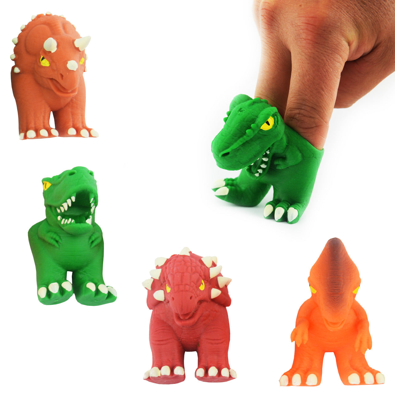 Fingerpuppe-Dino-4er-Set-TY764-Dinosaurier-lafueliki