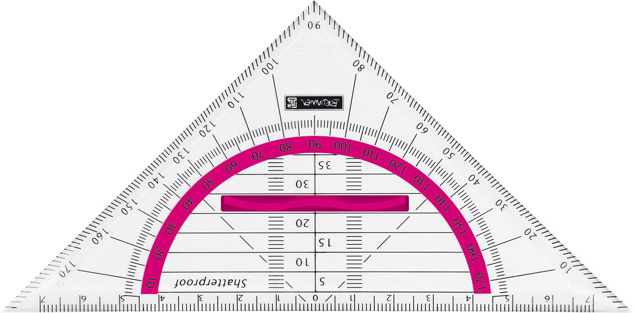 Geodreieck-farbig-pink