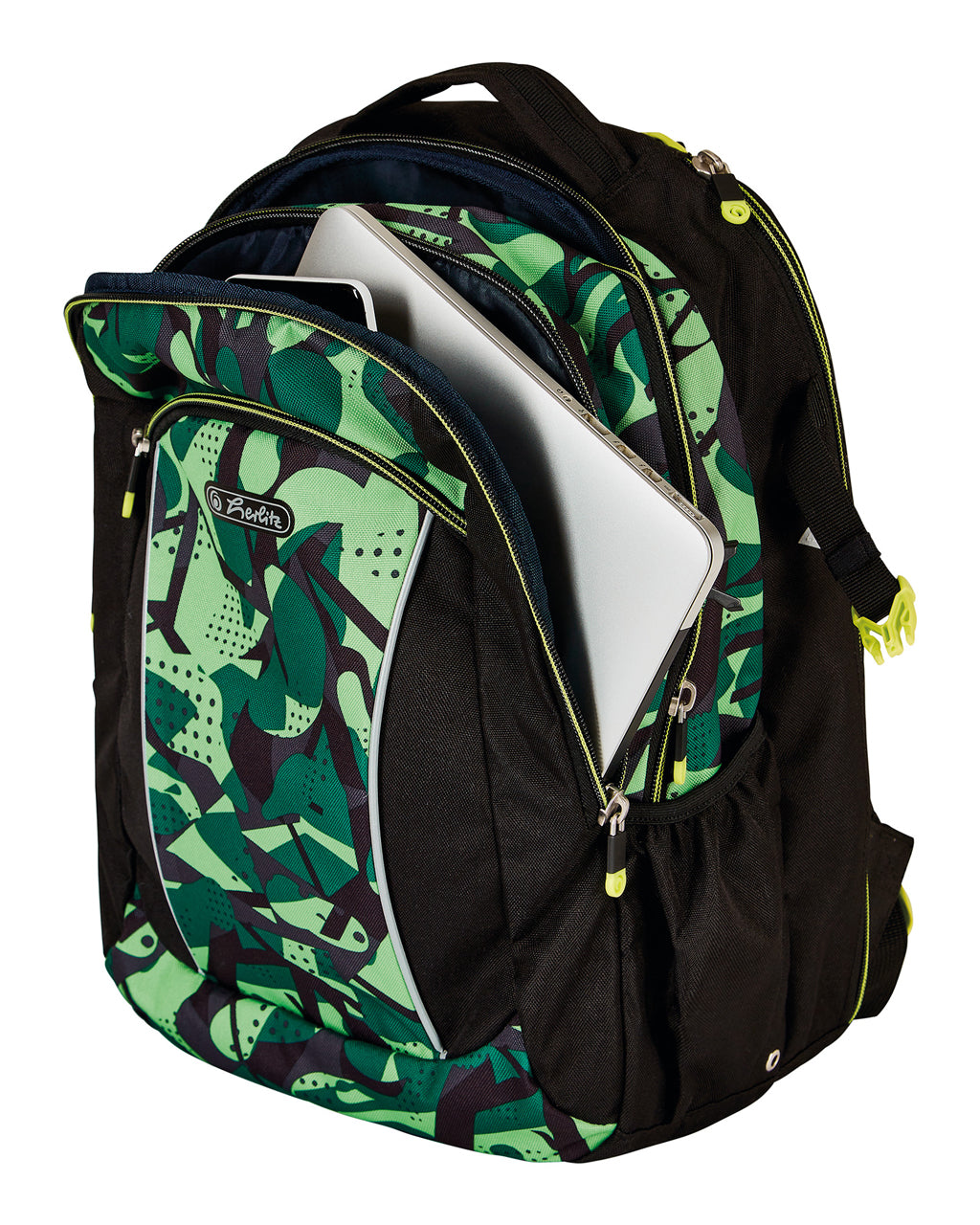 Herlitz-Schulrucksack-Ultimate-CamoGreen-50038053-offen-lafueliki
