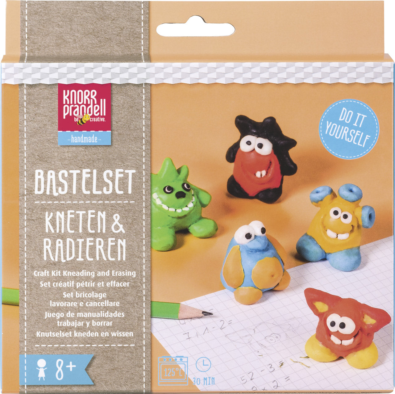 KNORR-prandell-Bastelset-Kneten-und-Radieren-Monsterland-212159101-ovp-lafueliki
