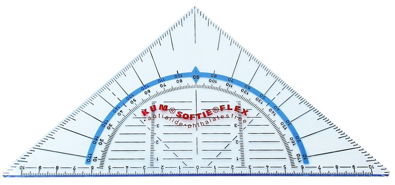 Kum-Geodreieck-22cm-softie-FLEX-extreme-trasparent-lafueliki