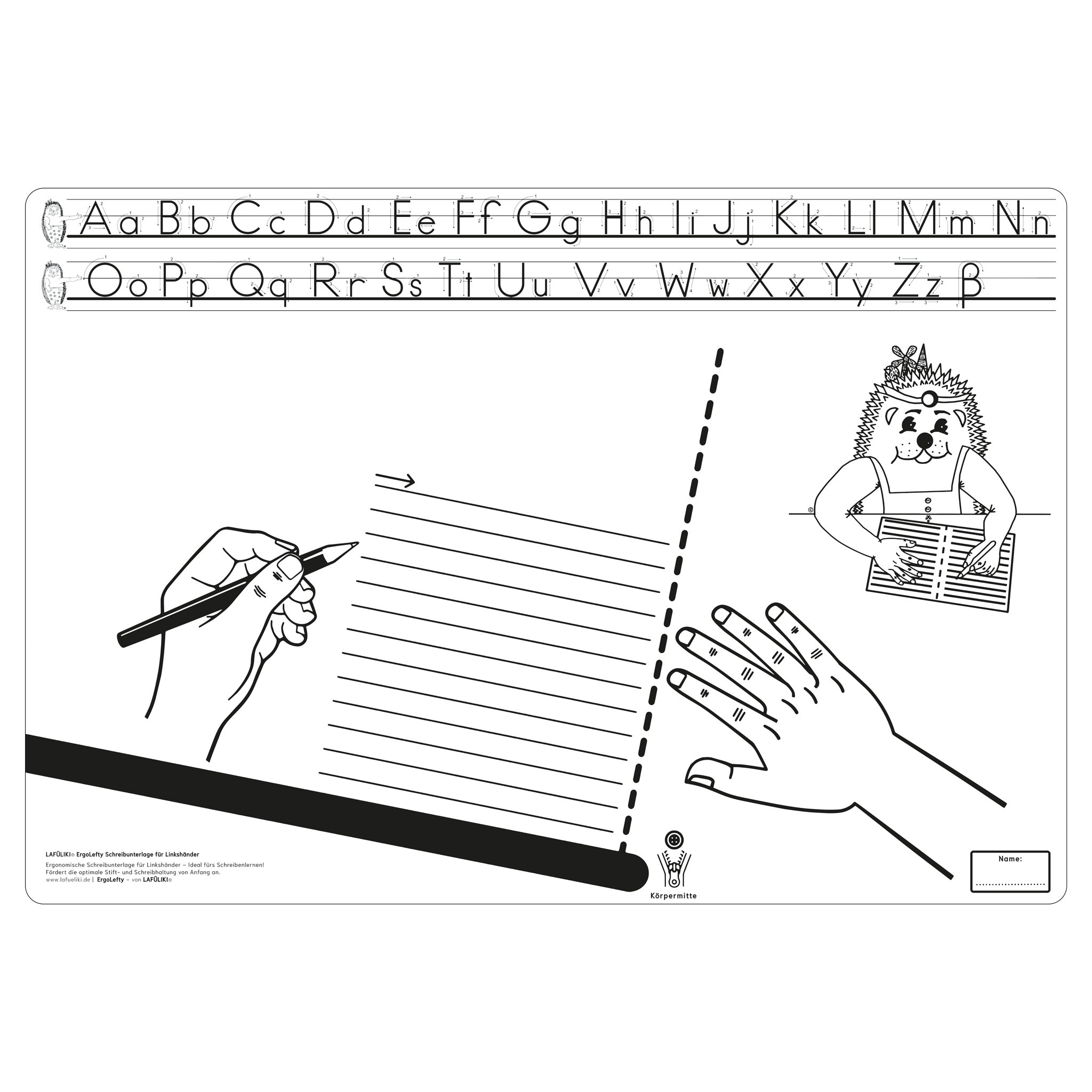 LAFueLIKI-ErgoLefty-Schreibunterlage-Linkshaender-weiss-sinnvoll-Kinder-grundschule-3700-shop-kaufen
