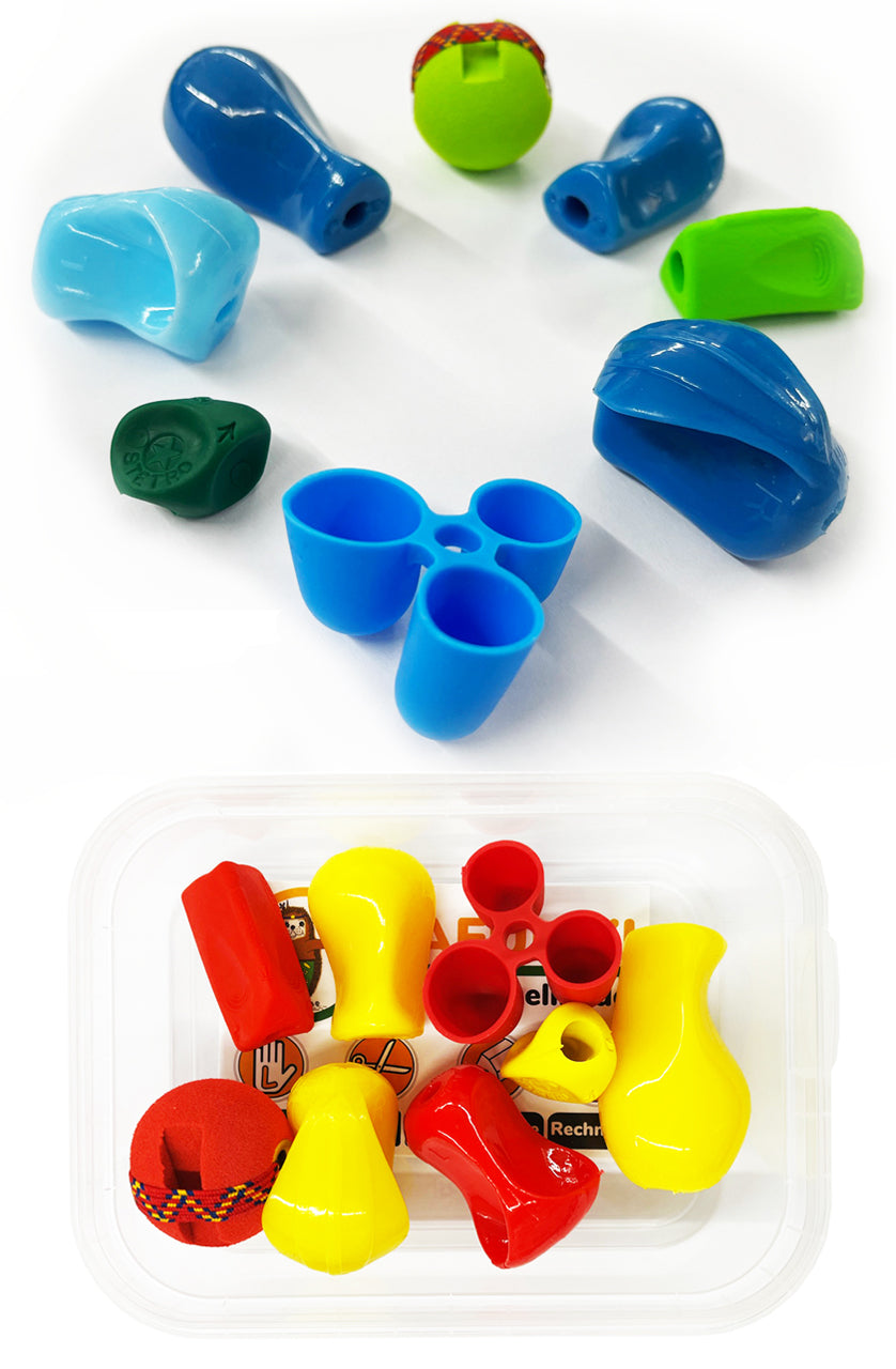 LAFueLIKI-Schreibhilfen-Set-Schulstart-rot-blau-Stifthalter-Grundschule-Schreiblernhilfe-Shop-kaufen-lafueliki