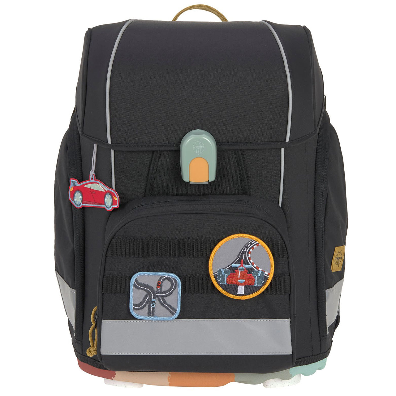 Laessig-Schulranzen-Set-Boxy-Unique-Black-schwarz-7-teilig-ansicht-front-1205015000-lafueliki