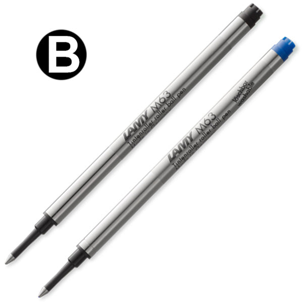 Lamy-M63-tintenroller-Patrone-Mine-B-breit-blau-loeschbar-schwarz-1230615-1230614-lafueliki