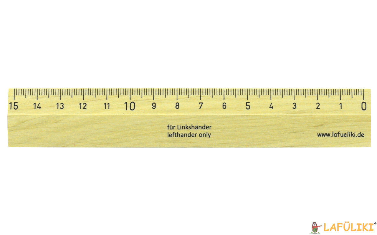 Linkshaender-Holzlineal-15cm-2545-Lineal-aus-Holz-lafueliki