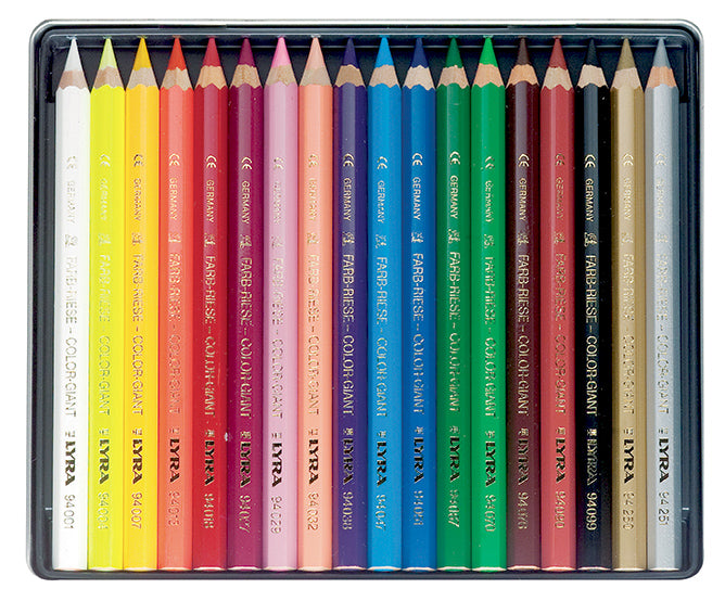 Lyra-Farbriesen-Metalletui-18er-Set-sechseckig-stifte