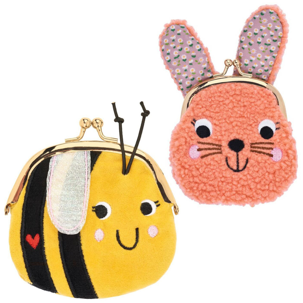 Moses-Kinder-Pluesch-Portemonnaie-mit-Clip-Hase-Biene-4033477255211-kaufen-Lafueliki