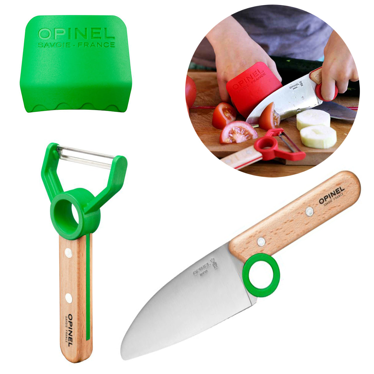 Opinel-Kindermesser-Le-Petit-Chef-3-tlg-Messer-Schaeler-Fingerschutz-rot-Kinder-ab-7-Jahren-312380025778-online-kaufen-lafueliki