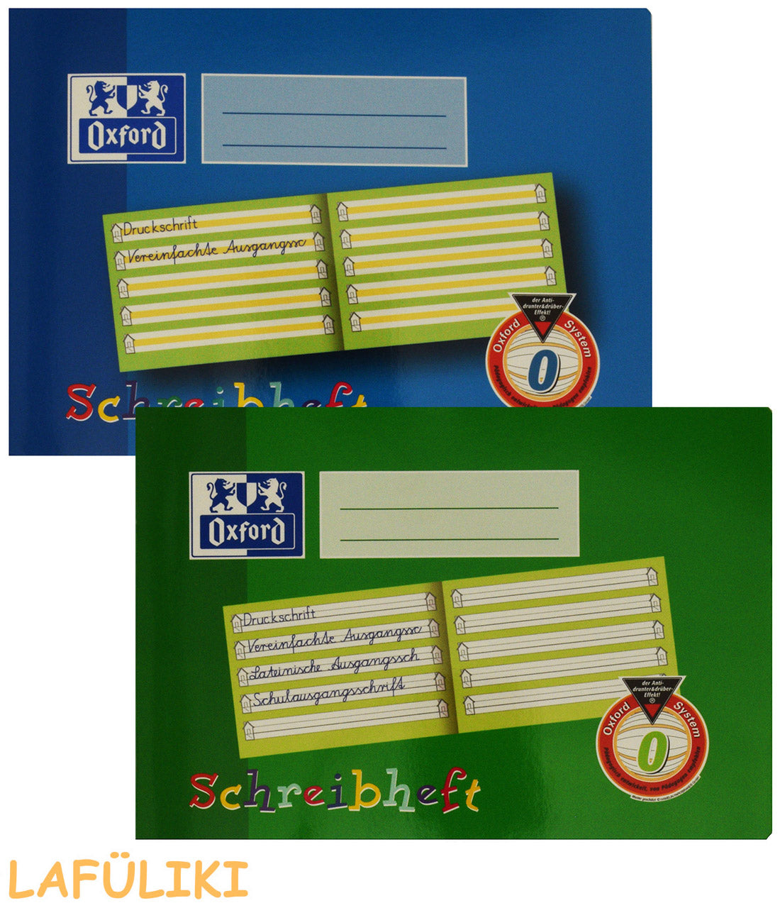 Schreiblernheft Linie 0 DinA5 quer