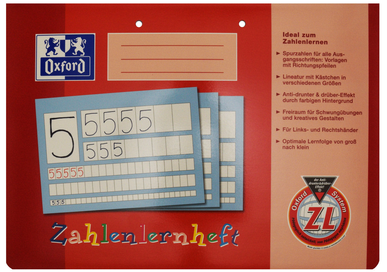Oxford-Zahlenlernheft-A4-quer-Lin-ZL