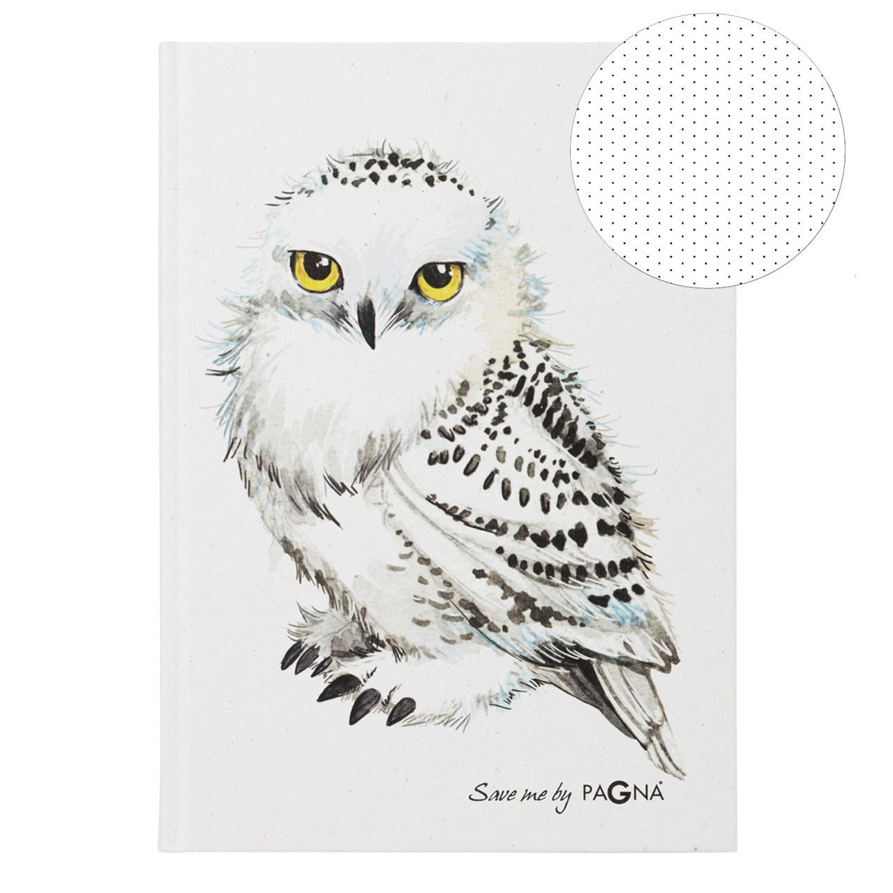 PAGNA-Notizbuch-Dotted-A5-Eule-mit-punktkariert-26084-15-lafueliki