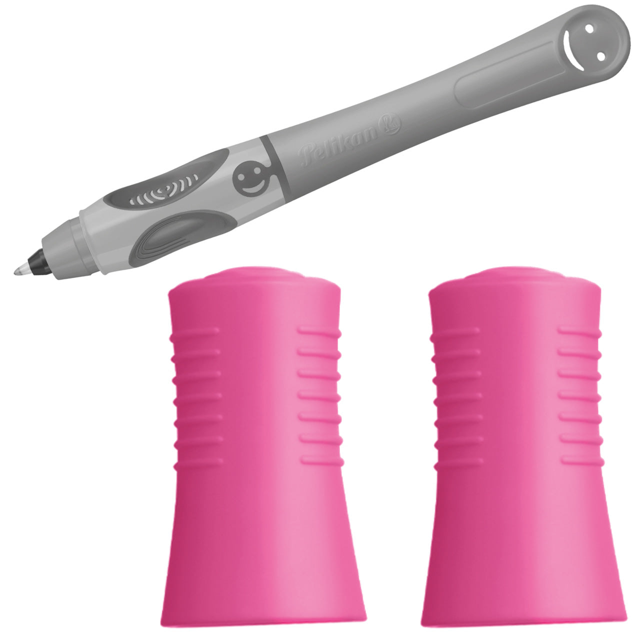 Pelikan-Ersatzkappe-Griffix-Tintenroller-3-2er-Set-4012700938053-Lovely-Pink-kappe-Lafueliki