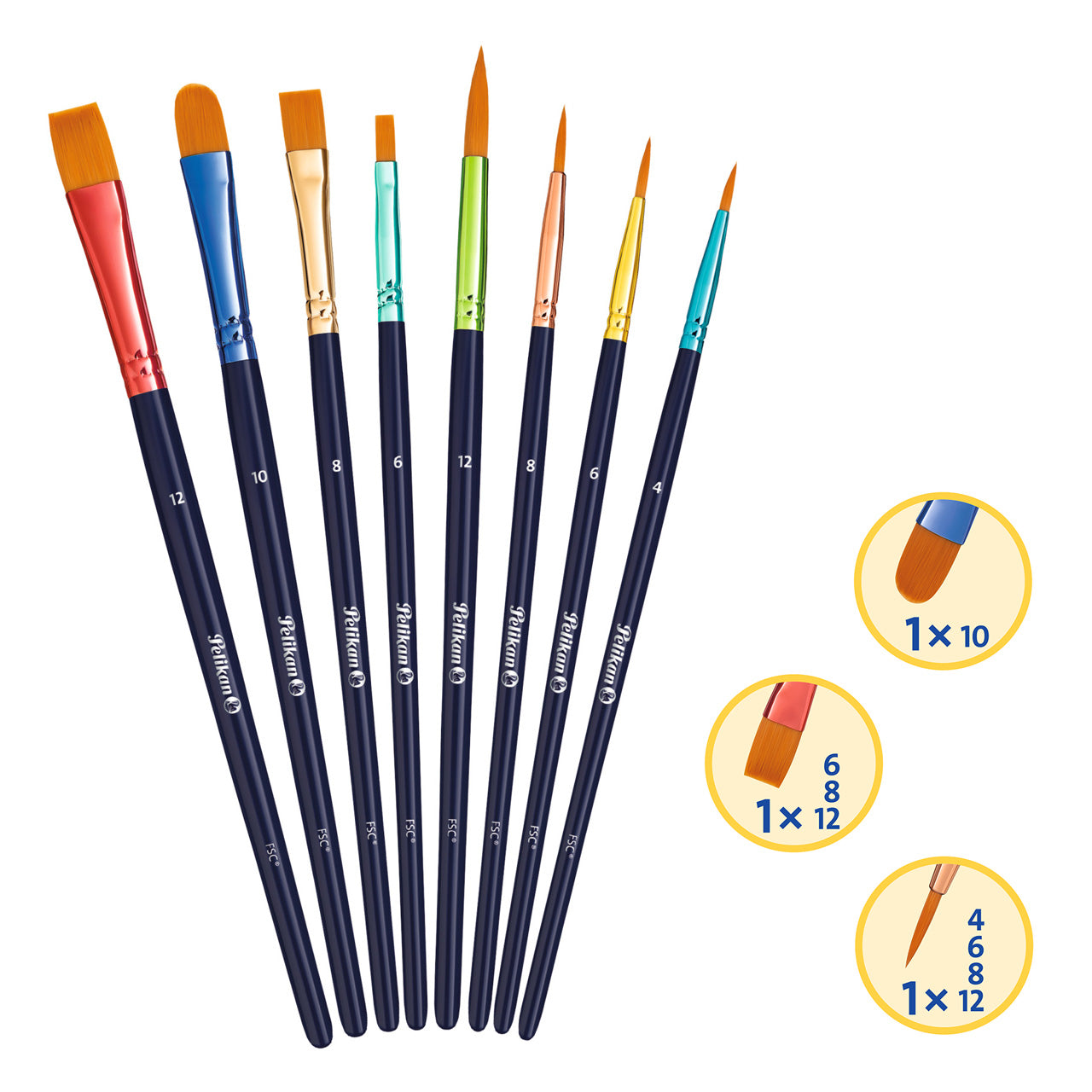 Pelikan-Premium-Schulpinsel-8-Set-701181-synthetikhaar-kunsthaar-Pinsel-online-kaufen-lafueliki