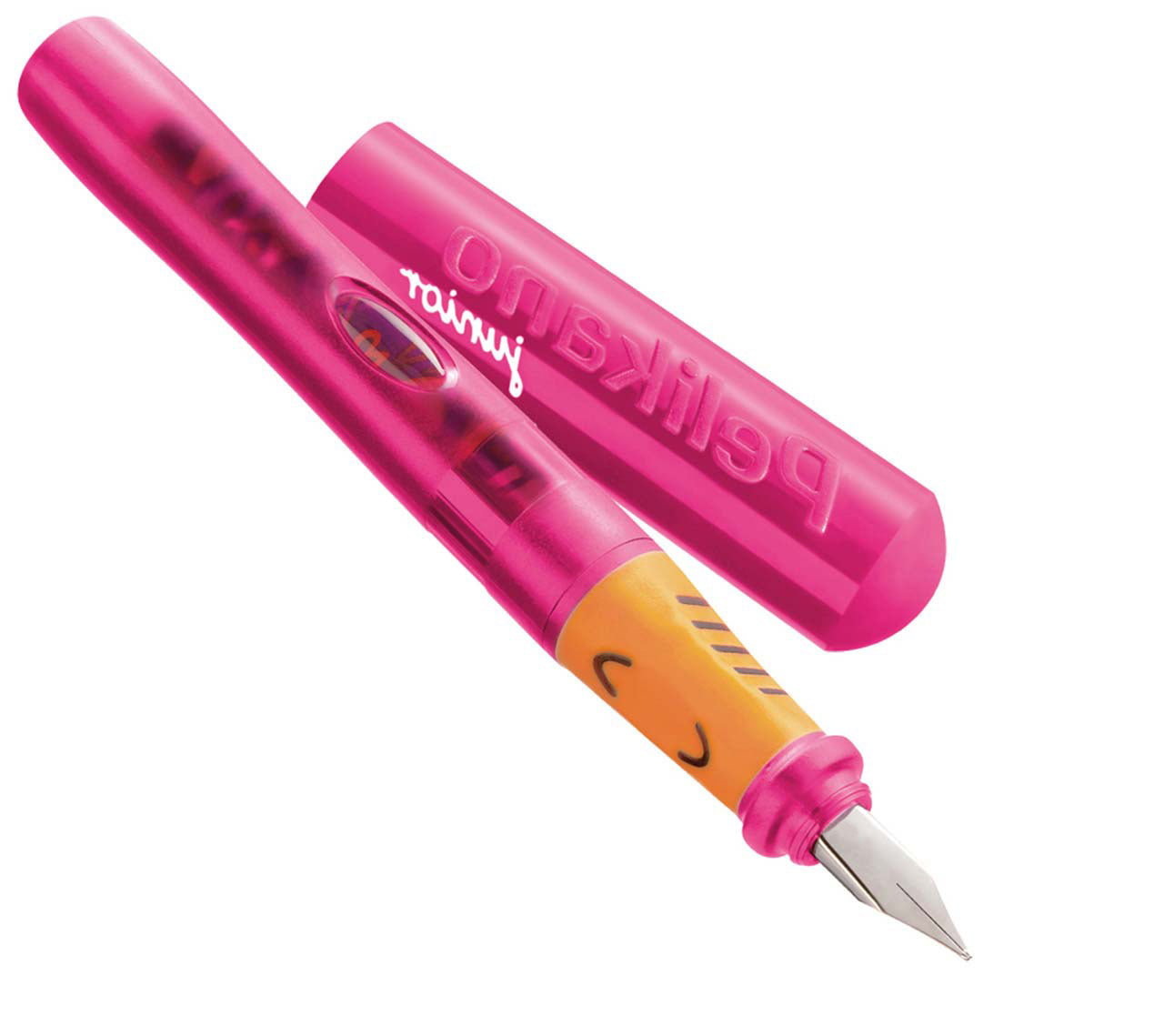 Pelikan-Schulfueller-Pelikano-Junior-fuer-Linkshaender-pink