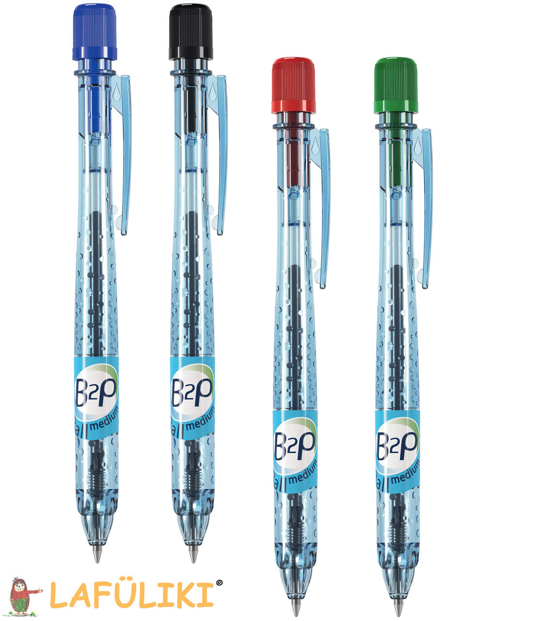Pilot-B2P-Kugelschreiber-Begreen-M-blau-schwarz-rot-gruen-kaufen-lafueliki