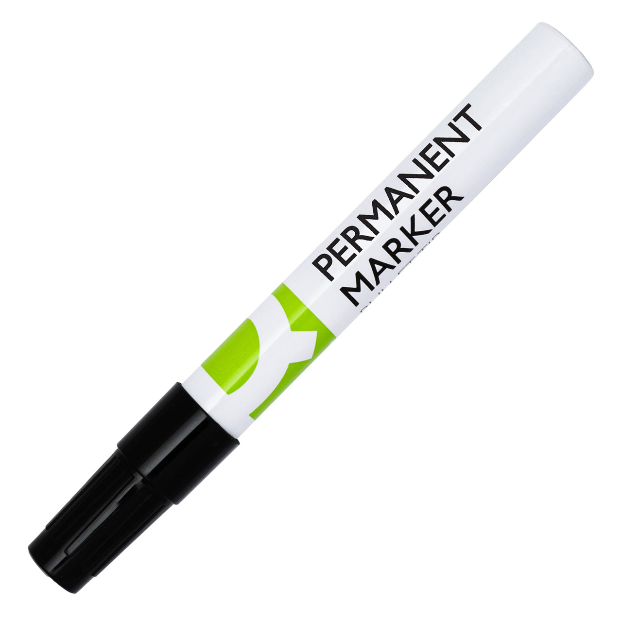 Q-CONNECT-Permanetmarker-2-3mm-Wasserfest-schwarz-KF11708-kappe-geschlossen-lafueliki