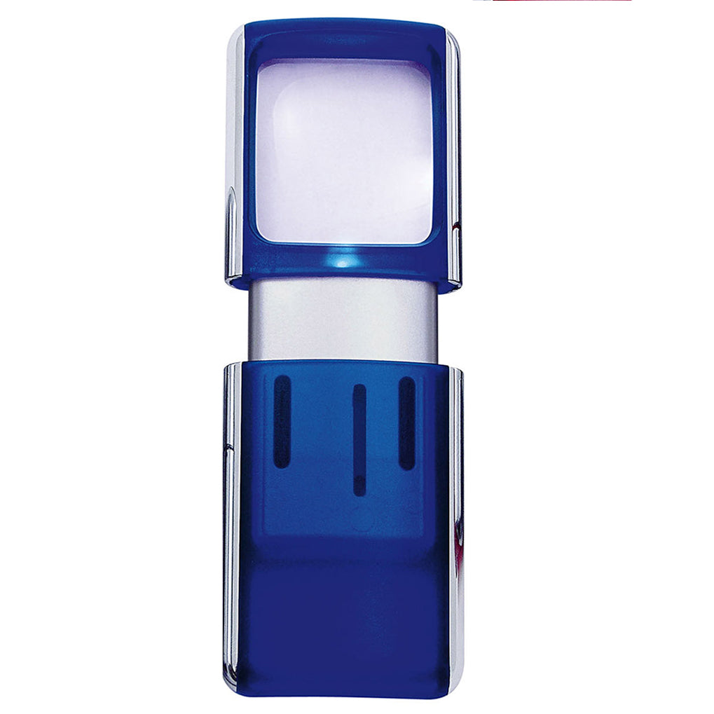 Rechtecklupe mit LED-Beleuchtung, inkl. Batterien