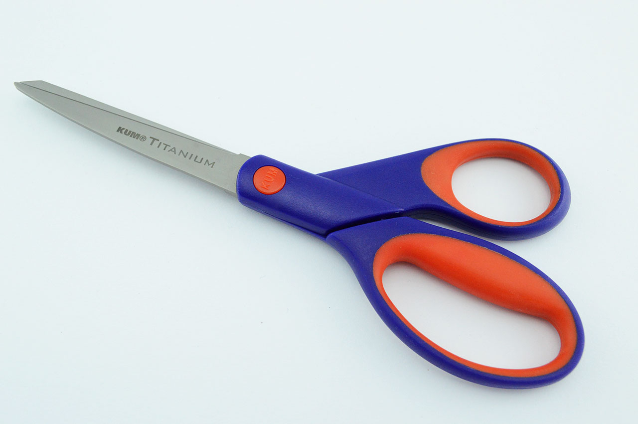 Rechtshaender-Titanium-Schere-21-cm-Hobbyschere-Haushaltsschere