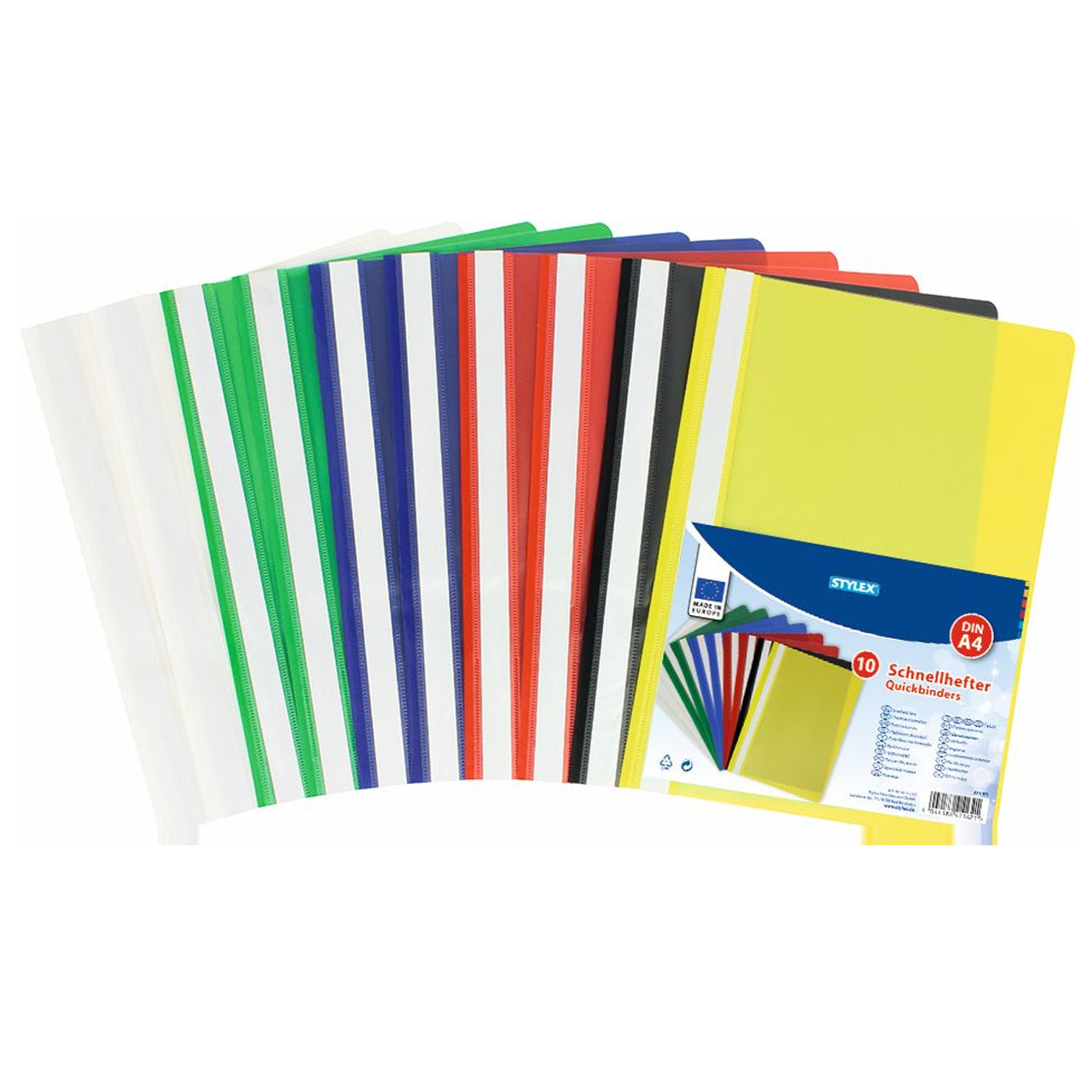 STYLEX-Schnellhefter-aus-Plastik-10er-Set-41162-farben-offen-online-kaufen-lafueliki