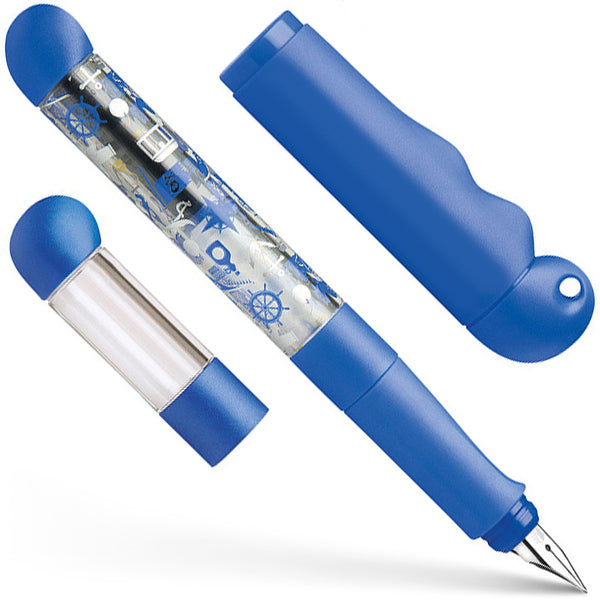 Schneider-Base-Kid-Fueller-LH-Linkshaender-blau-Pirat-lafueliki