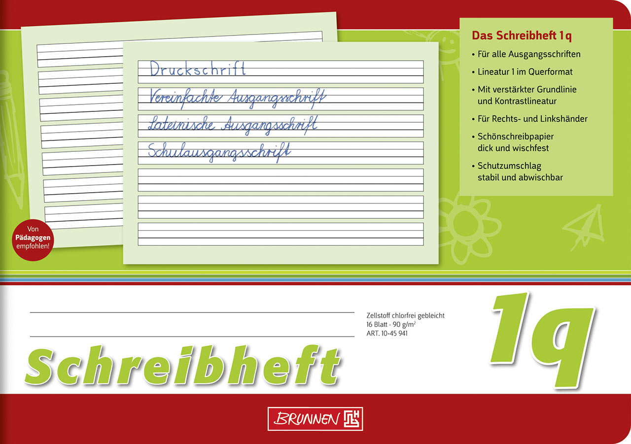 Schreibheft-1q-A5-Brunnen-1-Klasse-1045941