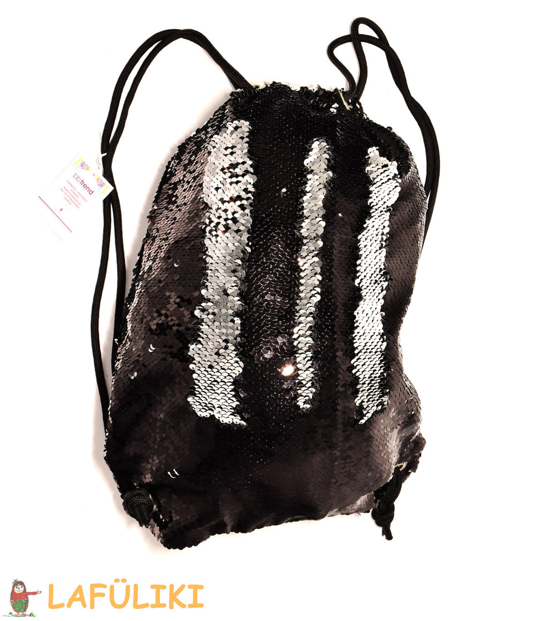 Sportbeutel-Wende-Pailletten-gymsack-schwarz-silber