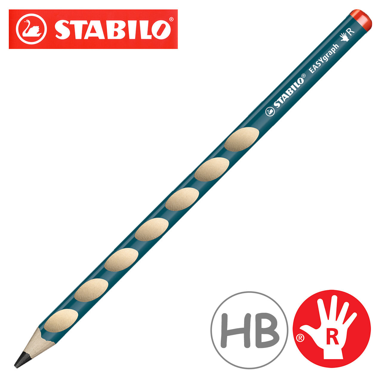 Stabilo-easy-graph-HB-Bleistift-Rechtshaender-petrol-lafueliki
