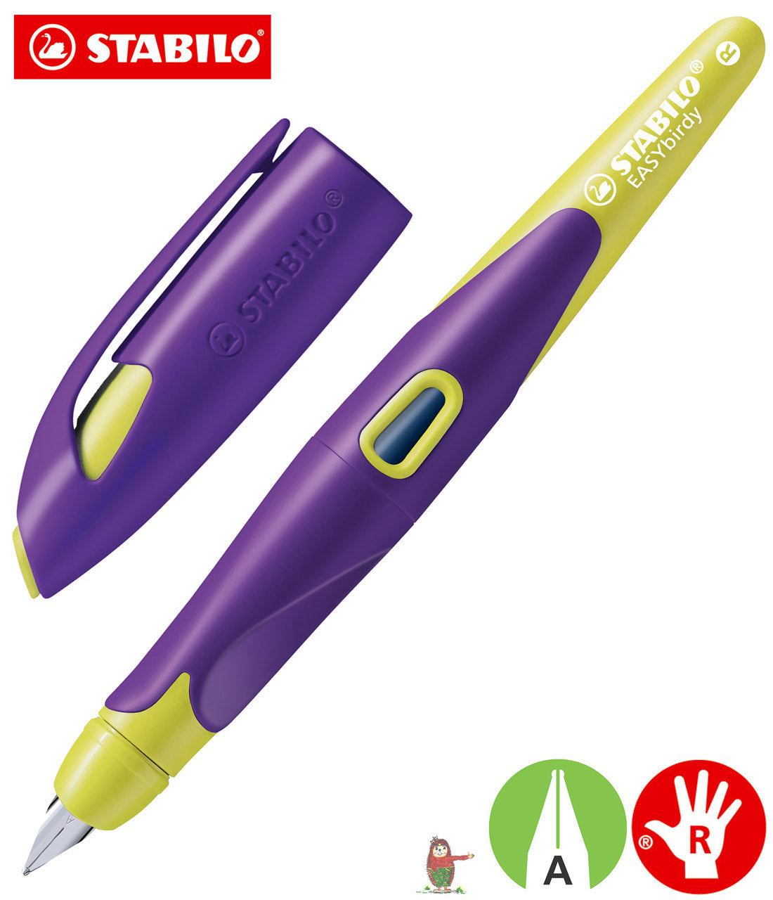 Stabilo-easybirdy-fueller-A-Feder-Rechtshaender-violett_gelb-5014_3_41-lafueliki
