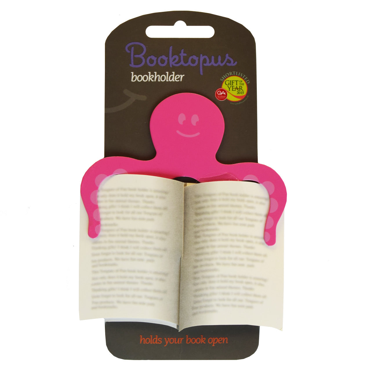 Thinking-Gifts-Seitenhalter-Booktopus-rosa-lafueliki