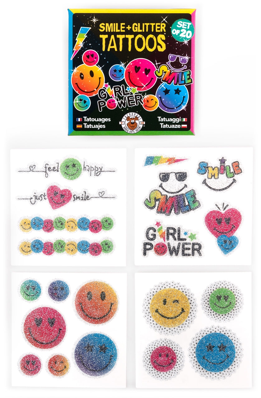 Trendhaus-Kinder-Glitzer-Tattoos-20-Stueck-Chill-and-Smile-963826-kaufen-lafueliki