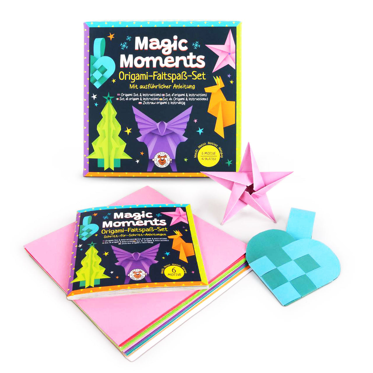 Trendhaus-Origami-Faltspass-Set-Weihnachen-42-Blaetter-Magic-Moments-4032722960139-anwendung-lafueliki