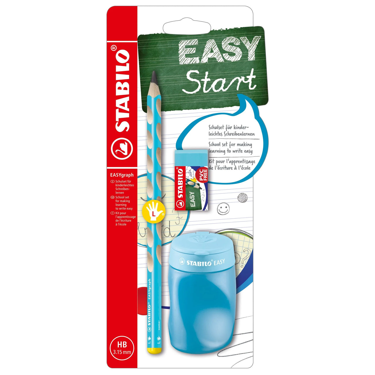 stabilo-easy-Start-schul-set-hellblau-spitzer-radierer-bleistift-fuer-Linkshaender-stabilo-easygraph-lafueliki